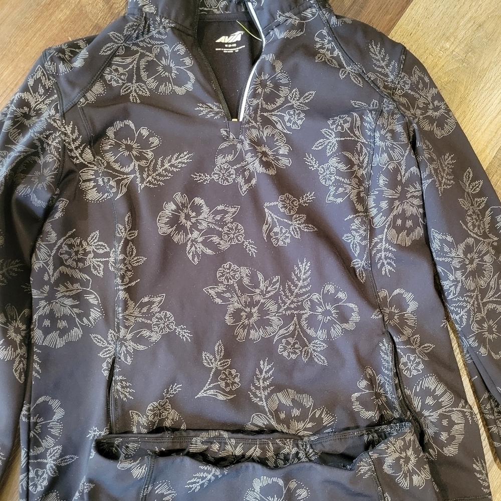 AVIA Floral Patterned Jacket and Pants Set - Picture 4 of 9